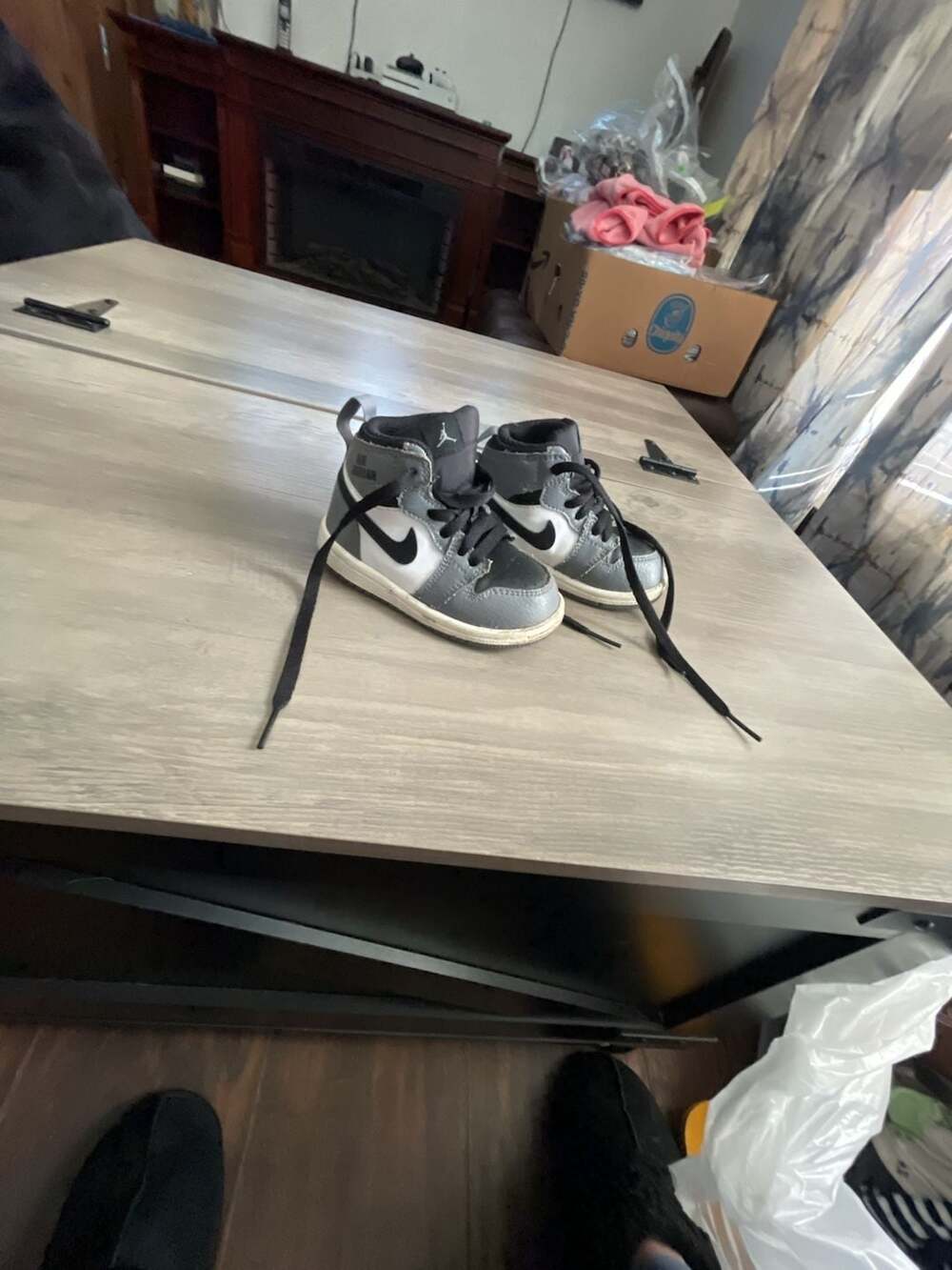 Jordan 1 Retro High BT Size 5C Cool Grey Black White
